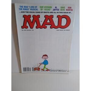 MAD #210 Mad Magazine Comic Book 1979 The King And I Sixty Minutes Vegas $